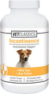 Vet Classics Bladder Support Dog Supplement, Chewable Tablets for Incontinence, 120 Ct