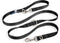 Adjustable Nylon Dog Leash, Black, Size L