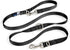 Adjustable Nylon Dog Leash, Black, Size L