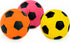 CHIWAVA 3PCS 2.7'' Squeak Latex Dog Toy, Football Chew Fetch Ball for Medium Dogs, Interactive Play
