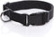 Adjustable Nylon Dog Collar | Pet Collar 1 Inch 3/4 Inch 5/8 Inch Wide for Large Medium Small Dogs (3/4 Inch, Black)