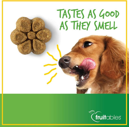Fruitables Baked Crunchy Pumpkin Dog Treats - 7oz, Variety Pack of 4