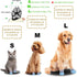 4 Pairs Anti-Slip Dog Socks & Cat Socks with Rubber Reinforcement, Pet Paw Protector for Indoor Wear (L)