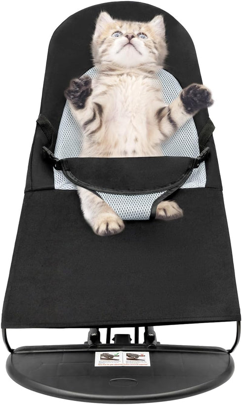 Unndysrt Portable Pet Rocking Chair - Foldable Rocker for Cats and Small Dogs,