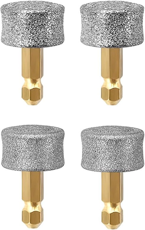 Dog Nail Grinder Replacement Heads 4Pcs- 2*Hard 40# & 2*Regular 80# for