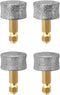 Dog Nail Grinder Replacement Heads 4Pcs- 2*Hard 40# & 2*Regular 80# for