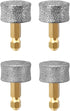 Dog Nail Grinder Replacement Heads 4Pcs- 2*Hard 40# & 2*Regular 80# for