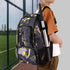 Sports Baseball & Softball Bat Bag for Youth & Adults, Backpack with Shoe Compartment and Fence Hook