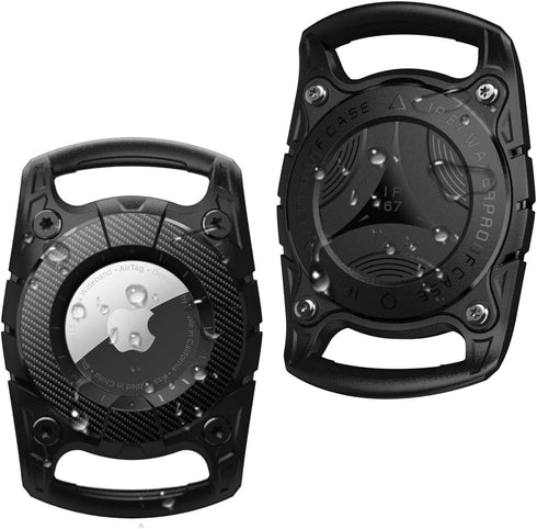 Waterproof Pet Airtag Dog Collar Holder, Anti-lost Shock Resistant TPU Case for Key, Backpack, Dog GPS Tracker