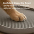 Dog Potty Tray with Handle, minandhua Indoor Puppy Potty Training Tray & Pee Pad Holder, Oval Design with Pour Spout