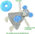 Puppy Chew Toys for Teething, Small Dogs Supplies, Blue, Corgi Size, 5 Pack