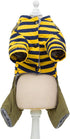 Trudz PET Dog Coat, Thickened Cotton Jacket, Fleece Warm Sweater for Small Medium Dogs and Cats (Yellow, S)