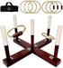 Swooc Games - Rustic Ring Toss Game (All Weather) - Easy Setup