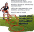 Yes4All Hex Agility Rings/Speed Rings with Carrying Bag for Agility Training