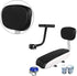 BOGEEL Set, Bicycles Rear Seats Cushion Armrest Footrest Kids Child Carriers Bicycles Baby Seats with Armrest