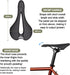 GORIX Bike Short Saddle Seat, Lightweight Comfortable Cushion for MTB Road Bicycle (GX-SA345)