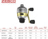 Zebco 33 Gold Spincast Fishing Reel, 3 Ball Bearings with Smooth Dial-Adjustable Drag