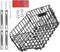GLEAVI Folding Bike Rear Basket Metal Mesh Storage Rack Detachable Carrier with