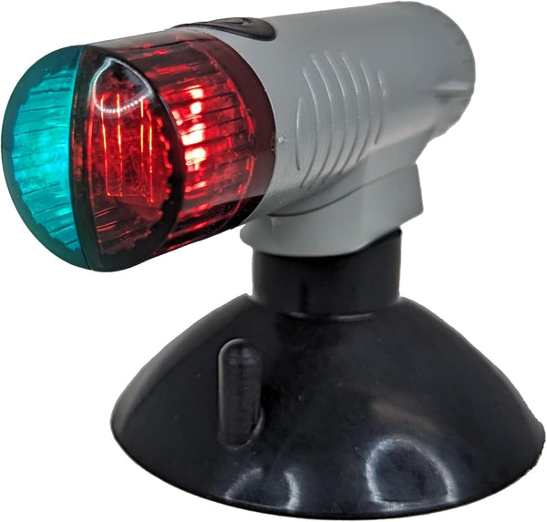 Pactrade Marine Battery Navigation Lights for Boats LED - Portable Red/Green Bow
