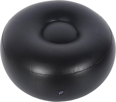 TIKATARER Inflatable Chair, Portable Flocking Ottoman Footrest, Reinforced Bottom Stool with Breathable Surface, Ideal