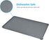 AUDWUD Silicone Waterproof Pet Feeding Mats, Anti-Slip Bowl Pad, Dog Mat for Food and Water