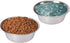 Stainless Steel Pet Bowls Set - Cat and Dog Small Bowls, 12 OZ Food and Water Dishes, Set of 2