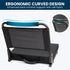 Maeytau Stadium Seats for Bleachers with Back Support, Portable Bleacher Seats with Thick Padded Cushion and Carry