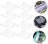 balacoo 8pcs Aquarium Cover Bracket, Fish Tank Accessories Lid Handle Clip for 10mm Acrylic and Glass