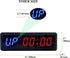 Count LED Interval Timer Down/Up Clock Stopwatch with Remote for Home Gym Fitness