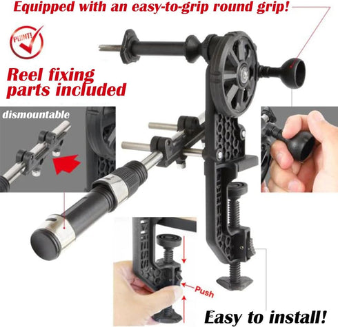 Fishing Line Spooler Winder Machine Spooling System - Bait Spinning Maxium DressJAPAN