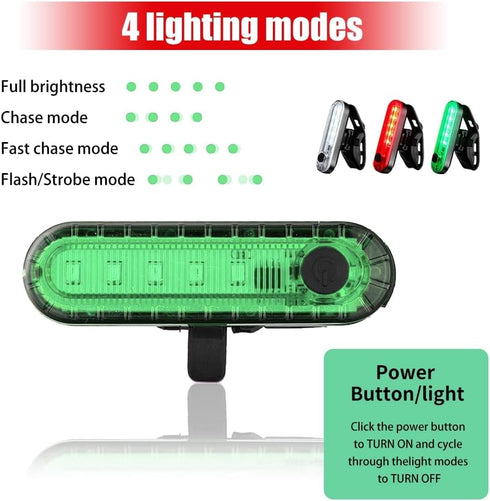 LED Navigation Lights - 6PCS USB Charging Kayak Lights for Night Kayaking, Boat, Yacht, Canoe