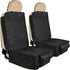2-Pack Front Seat Cover for Dogs with Side Flaps, Heavy Duty 900D