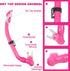 Kids Snorkeling Set with Adjustable Flippers, Panoramic Snorkel Mask, Dry Snorkel Tube, Travel Bags
