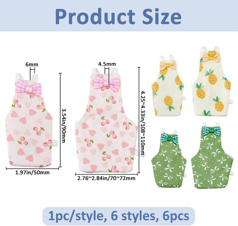 6Pcs SUPERFINDINGS Bird Diaper Reusable Parrot Nappy with Washable Waterproof Cute Urine Wet Suit Green Pink Yellow