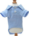 lovelonglong Basic Dog Polo Shirts, Premium Cotton, Sky-Blue XL for Large Medium Small Dogs