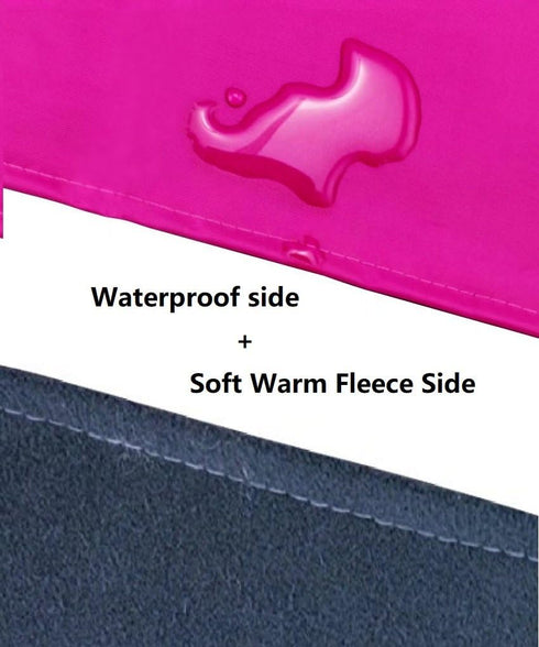 2 Sides Cat Hammock - Waterproof Fleece Warm Swing Bed for Cat, Ferret, Rabbit, Small Animal Cage Hammock (Small, Red)