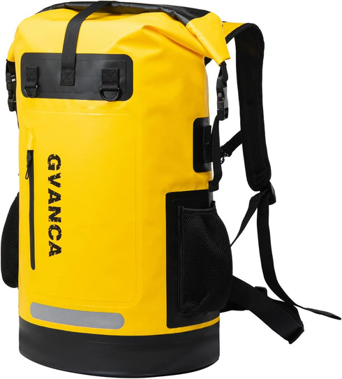 Waterproof Dry Bag Backpack for Kayaking, 35L Roll Top Outdoor Dry Sack for Boating, Sailing, Fishing, Camping