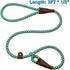 3FT Slip Lead Dog Training Leash, No Pull for Medium Large Dogs, 1/2 Inch Durability Nylon Rope (3FT * 1/2", Green)