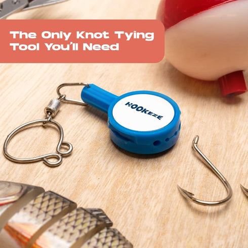 HOOK-EZE Fishing Knot Tying Tool | Protect from Fish Hooks | Tie Fishing Knots Easily | Cool Gadgets for Fishermen |