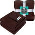 PetAmi Waterproof Dog Blanket for Small Medium Dogs, Pee Proof Reversible Blanket for Couch Bed, Washable, 29x40 Brown