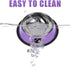 2 Pcs Non-Slip Stainless Steel Small Cat Food Bowls, 7 Oz, Unbreakable with Removable Rubber Base