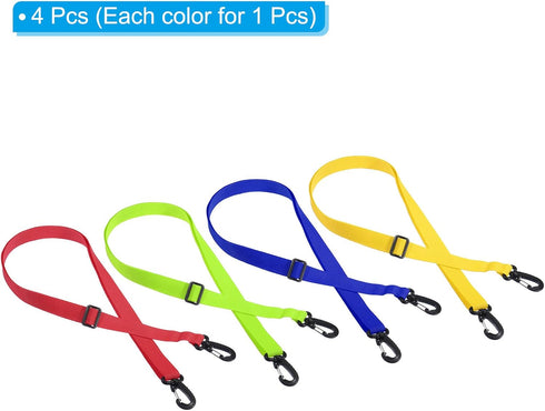 PATIKIL Ski Boot Carrier Strap, 4 Pack, Adjustable Shoulder Sling for Ski Boots, Ice Skates