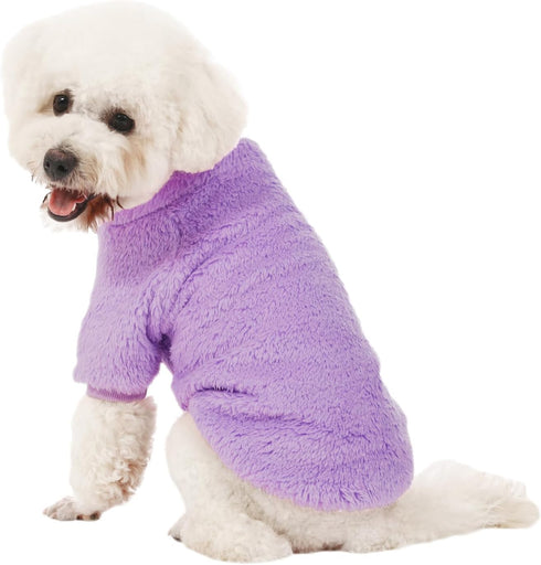 Dog Sweater, 3 Pack for Small Dogs, Ultra Soft and Warm Puppy Coat for Winter Christmas, Dog Clothes for Small Dogs