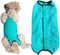Dog’s Recovery Suit Post Surgery Shirt for Puppy, Wound Protective Clothes for Little Animals (Blue-xs)