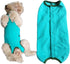 Dog’s Recovery Suit Post Surgery Shirt for Puppy, Wound Protective Clothes for Little Animals (Blue-xs)