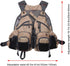 Kylebooker Adjustable Fly Fishing Vest Pack for Men and Women