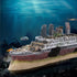 Aquarium Shipwreck Decorations, Resin Titanic Lost Wrecked Boat, Sunken Ship Ornament for Fish Tank