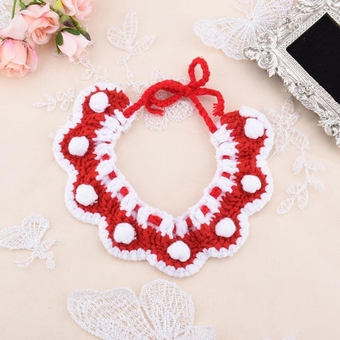 YangQian Small Dog Cat Bib Collar Pet Scarf Bib Small Dog Wedding Christmas Holiday Bandana Cats Birthday Party Outfit