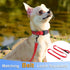 Taglory Adjustable Reflective Dog Collars for Small Medium Large Dogs, Quick Release Plastic Buckle (Red, Small)