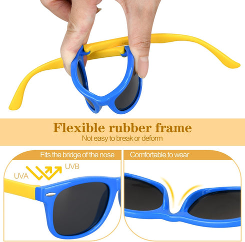 Mdvora (1-24 Kids Polarized Sunglasses - UV Protection Shades for Toddlers pcs)